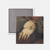 勉強の女 マグネット (正面/裏面)