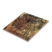 勉強の松の木byビンセント・ヴァン・ゴッホ タイル (側面)