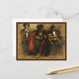 勉強の着席ミュージシャン、Sargent ポストカード