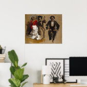 勉強の着席姿、Sargent ポスター (ホームオフィス)