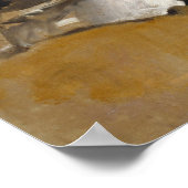 勉強の着席姿、Sargent ポスター (角)