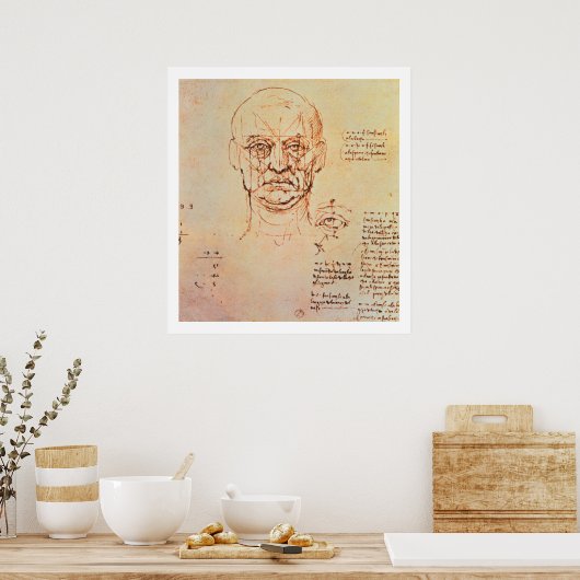 勉強の顔と目の比率, 14 ポスター (キッチン)