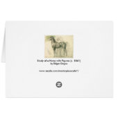 勉強の馬のエドガー・デガヴィンテージファインアート (裏面横)