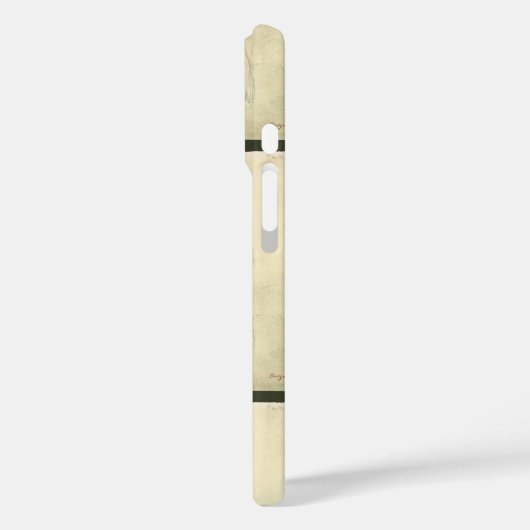 勉強の馬のエドガー・デガヴィンテージファインアート Case-Mate iPhoneケース (裏面 / 左)