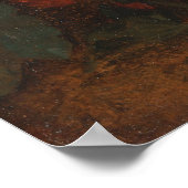 勉強のHollyhocks - John巡査 ポスター (角)