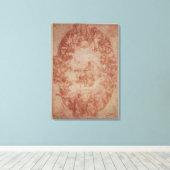 勉強はカサデピラトスの天井 キャンバスプリント (インサイチュ (ウッドフロア))