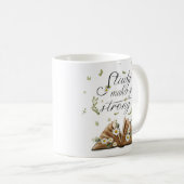 勉強はJWパイオニアコーヒーのための強いギフト コーヒーマグカップ (正面右)