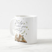 勉強はJWパイオニアコーヒーのための強いギフト コーヒーマグカップ (正面左)