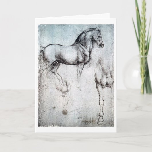 勉強オブホース、レオナルドダヴィンチ カード (正面)