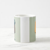 勉強コントラスト コーヒーマグカップ (中央)