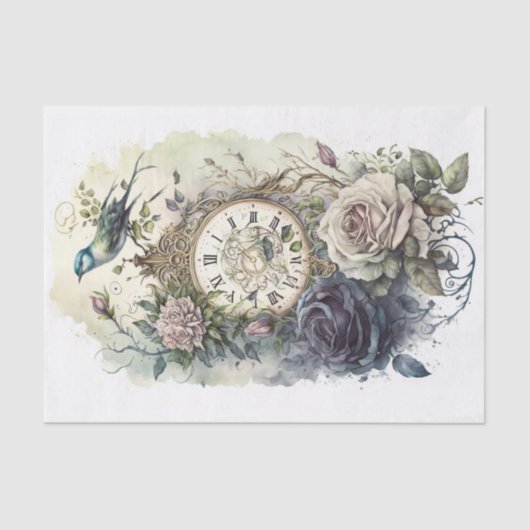 勉強バラと時間2 薄葉紙 (正面)