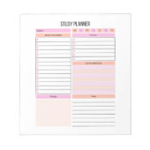 勉強プランナーメモ帳 ノートパッド (正面)