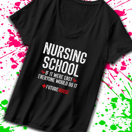 勉強モチベーション・ギフト – Nuring School Student Tシャツ