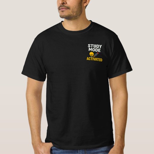 勉強モード発動中 • 生徒と先生 Tシャツ (正面)