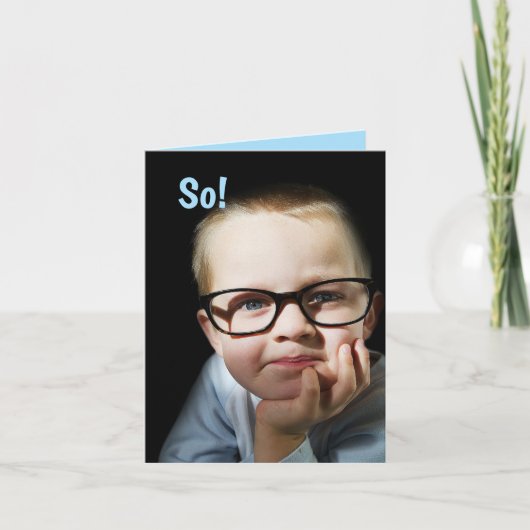 勉強好きで良いカードを手に入れる カード (正面)