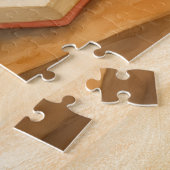 勉強好きのポーチとハート ジグソーパズル (側面)