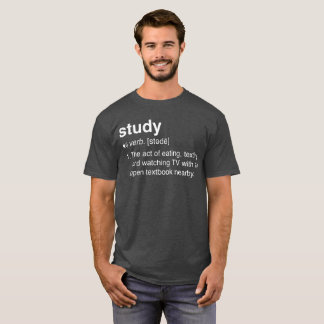 勉強定義学校のユーモア Tシャツ