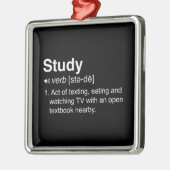 勉強定義 メタルオーナメント (左)