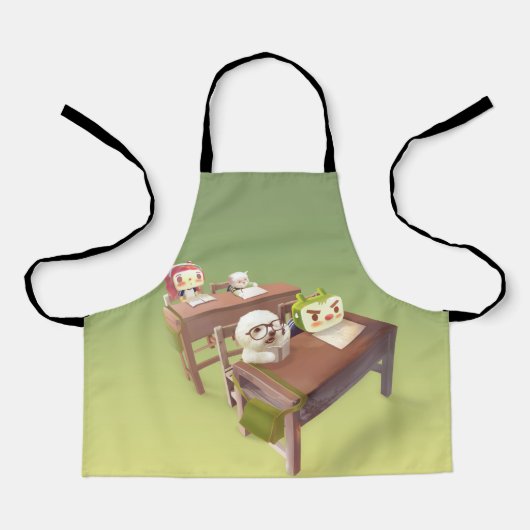 勉強懸命 エプロン (正面)