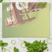 勉強懸命 キッチンタオル (折り畳み)