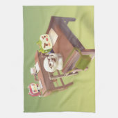 勉強懸命 キッチンタオル (縦)