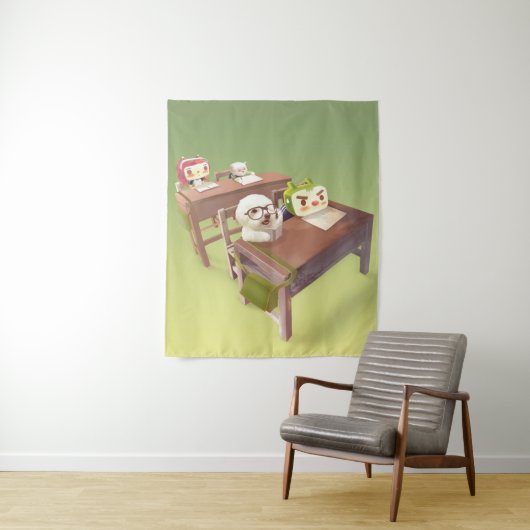 勉強懸命 タペストリー (インサイチュ)