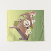 勉強懸命 タペストリー (正面(横))