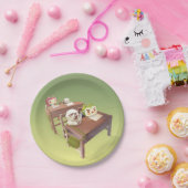 勉強懸命 ペーパープレート (パーティー)