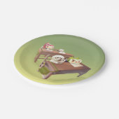 勉強懸命 ペーパープレート (アングル)