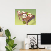 勉強懸命 ポスター (ホームオフィス)