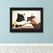 勉強時間 キャンバスプリント (インサイチュ (ウッドフロア))