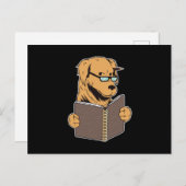 勉強犬 ポストカード (正面/裏面)