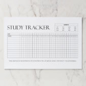 勉強追跡 |月 | 31日 |トピック |プログラム ペーパーパッド (正面)