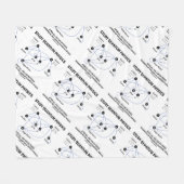 勉強量子物理Higgs場標準模型 フリースブランケット (正面(横))