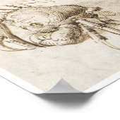 勉強・オブ・カニ、レオナルド・ダ・ヴィンチ ポスター (角)