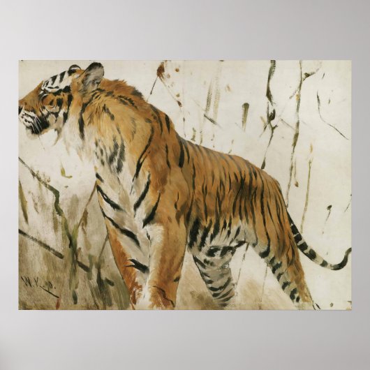 勉強・オブ・ザ・タイガー・バイ・ヴィルヘルム・クハルト ポスター (正面)