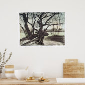 勉強・オブ・ツリーbyヴィンセント・ヴァン・ゴッホ ポスター (キッチン)