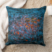 勉強 – オレンジ クッション (ブランケット)