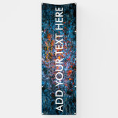 勉強 – オレンジ 横断幕 (縦)