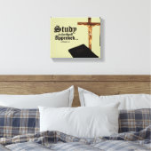 勉強 キャンバスプリント (インサイチュ (寝室))