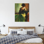 勉強：ジョン・ホワイト・アレクサンダー キャンバスプリント (インサイチュ (寝室))