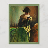 勉強：ジョン・ホワイト・アレクサンダー ポストカード (正面)