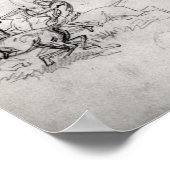 勉強 ポスター (角)