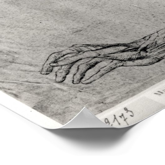 勉強 ポスター (角)