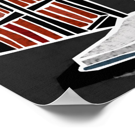 勉強 ポスター (角)