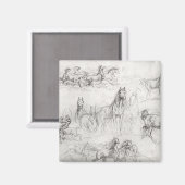 勉強 マグネット (正面/裏面)