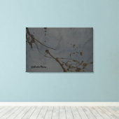 勉強（黒） キャンバスプリント (インサイチュ (ウッドフロア))