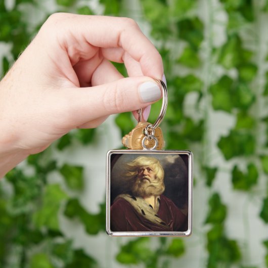 勉強for King Lear - Joshua Reynolds キーホルダー (手)