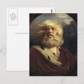 勉強for King Lear - Joshua Reynolds ポストカード (正面/裏面)