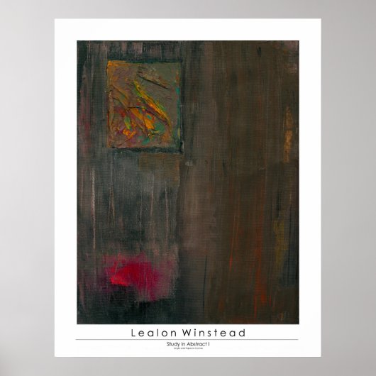勉強Iの抽象芸術 ポスター (正面)